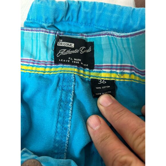 The Original Authentic Goods Men's 36 Ocean Blue Turquoise GUC - Picture 3 of 4